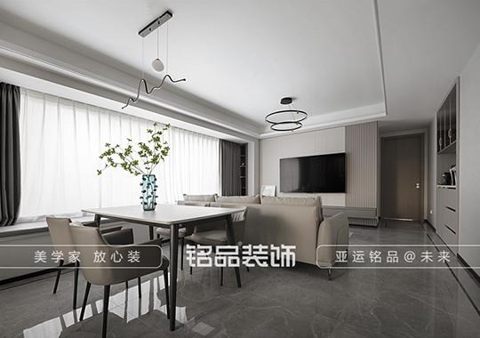 金华   平层现代装修风格   120㎡      三室两厅装修案例效果图