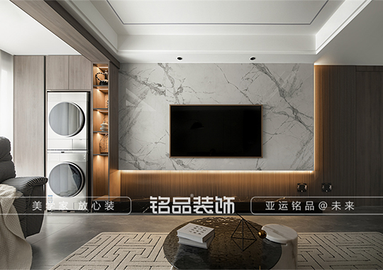 金华    现代意式装修风格   120㎡      三室两厅装修案例效果图