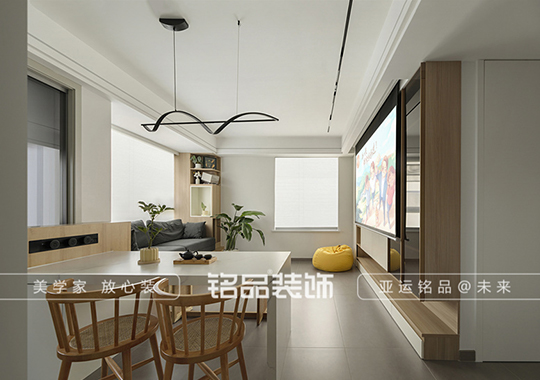 金华   宜家原木装修风格  89㎡       三室两厅装修案例效果图
