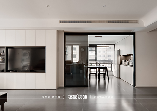 金华云泰璟园装修 120㎡房子装修 现代简约风装修案例